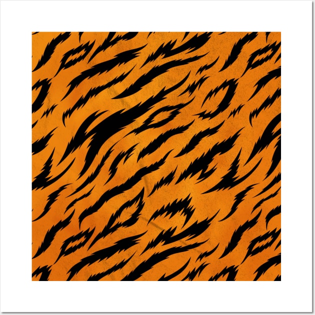 Tiger Fur Wall Art by speckled